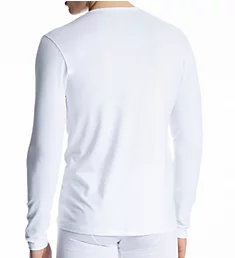 Cotton Code Long Sleeve Shirt wht L