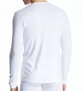 Cotton Code Long Sleeve Shirt wht 2XL