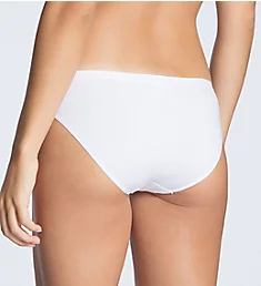Natural Comfort Cotton Low Cut Brief Panty White S