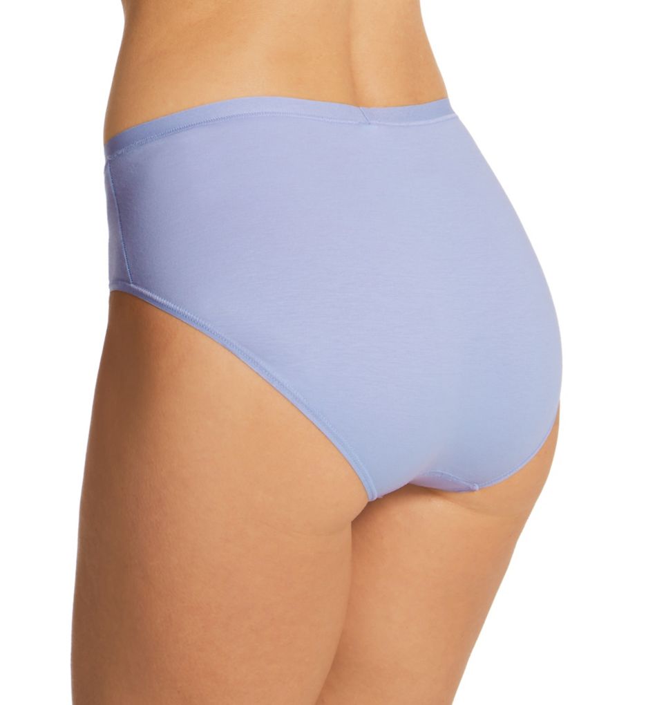 Natural Comfort Cotton Hi Cut Brief Panty-bs