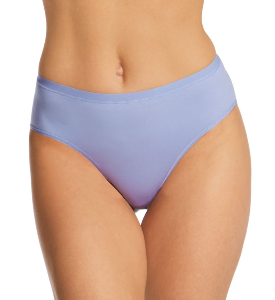 Natural Comfort Cotton Hi Cut Brief Panty-fs