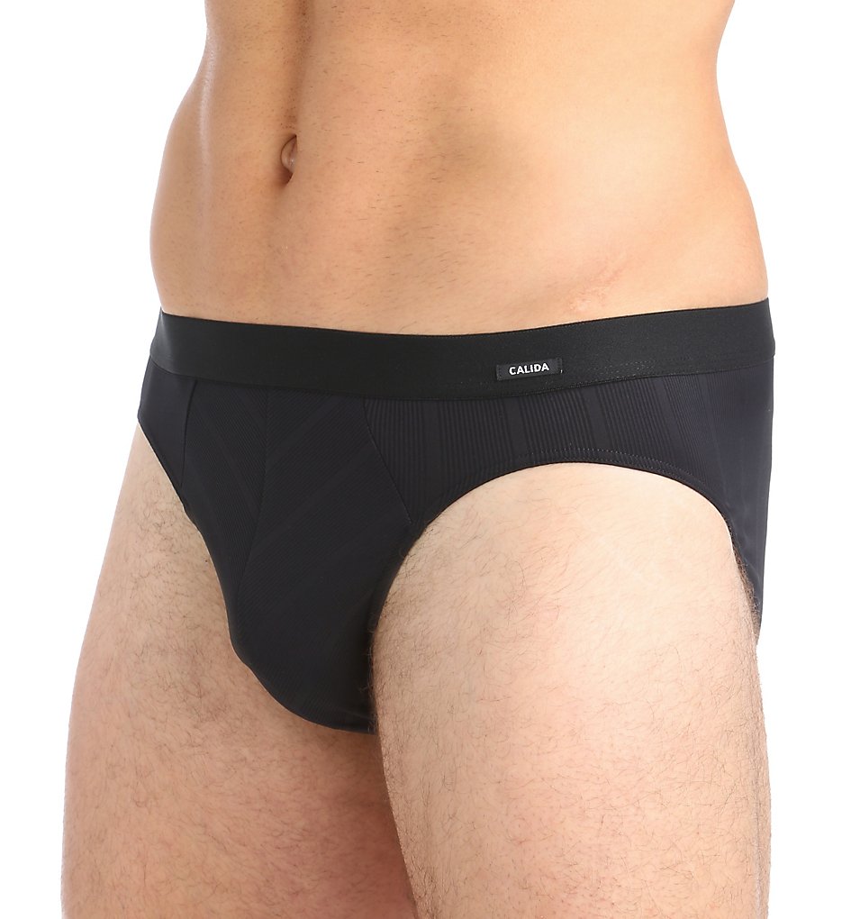 Calida 21919 Performance Sports Wicking Mini Briefs (Black)