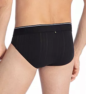 Pure & Style Quick Dry Pima Cotton Brief BLK L