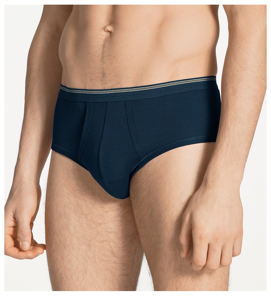 Calida 22010 Twisted Cotton Briefs With Fly (Admiral)