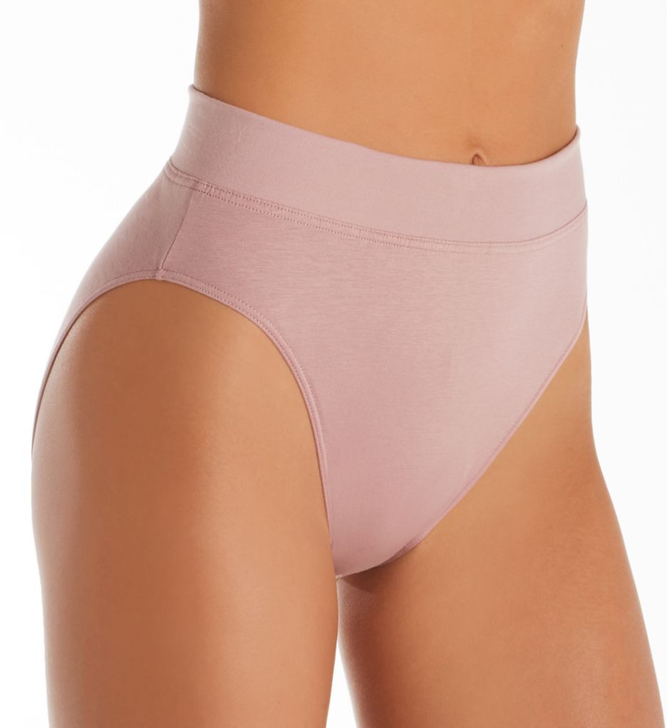 Elastic Hi Cut Brief Panties-acs