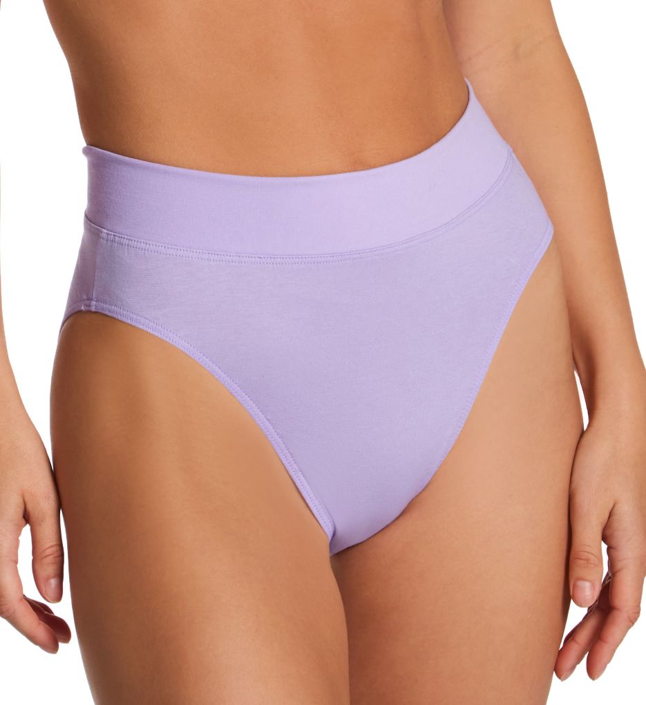 Elastic Hi Cut Brief Panties-acs