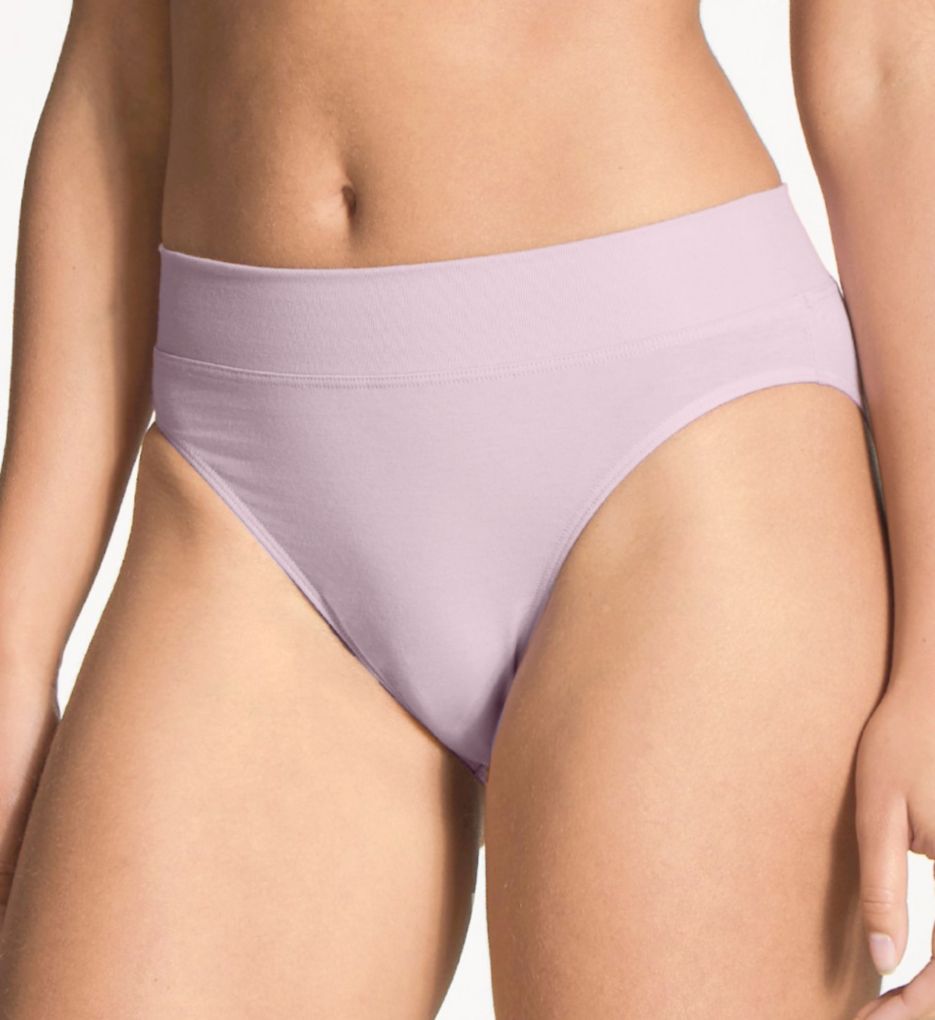 Elastic Hi Cut Brief Panties-acs