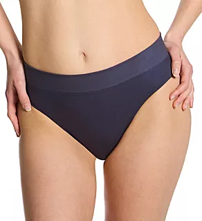 Elastic Hi Cut Brief Panties Graystone M