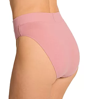 Elastic Hi Cut Brief Panties Lilas XS