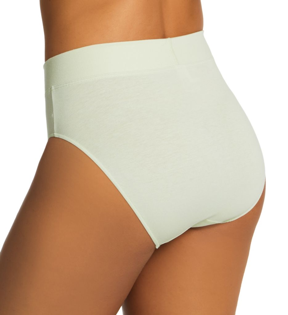 Elastic Hi Cut Brief Panties-bs