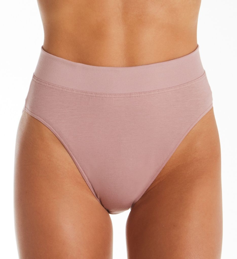 Elastic Hi Cut Brief Panties-fs