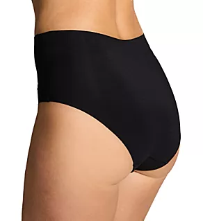 Natural Skin High Waisted Brief Panty Scwartz/Black XS