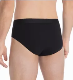 Natural Benefit Cotton Stretch Briefs - 3 Pack BLK L