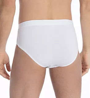 Natural Benefit Cotton Stretch Briefs - 3 Pack Wht L