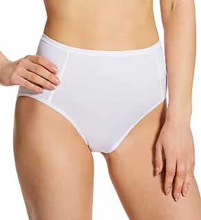 Eco Sense High Waisted Brief Panty White S