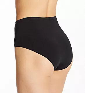 Eco Sense High Waisted Brief Panty Black L