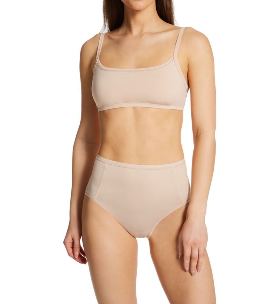 Calida Eco Sense High Waisted Brief Panty White XS  - Image 3