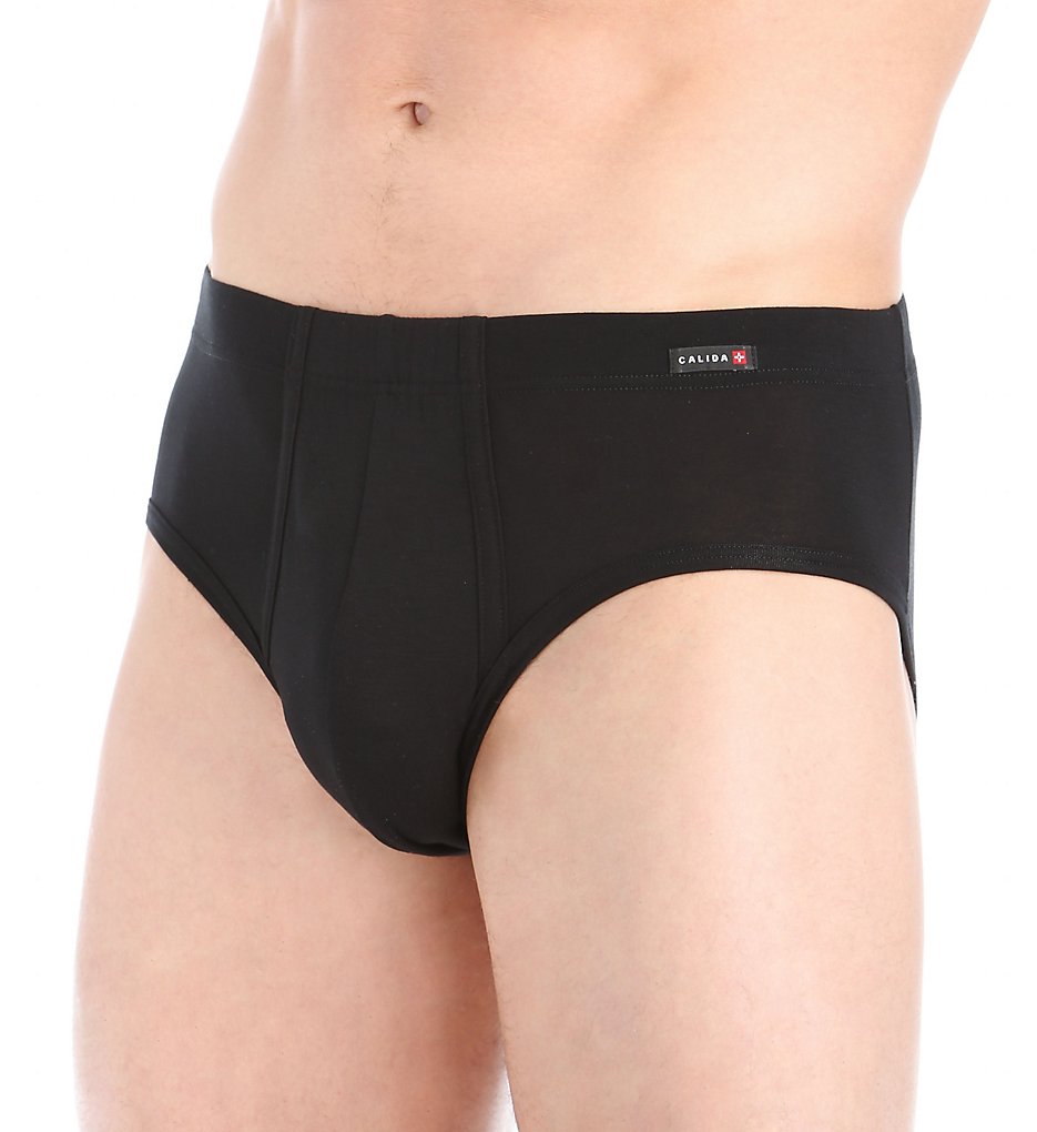 Calida 22661 Evolution Midislip Briefs (Black)