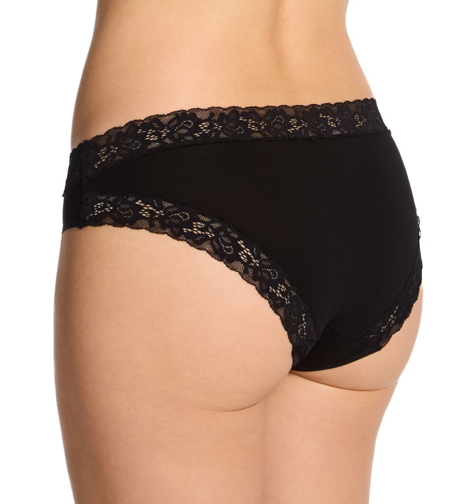 Calida Natural Comfort Lace Brief Panty Black S  - Image 2