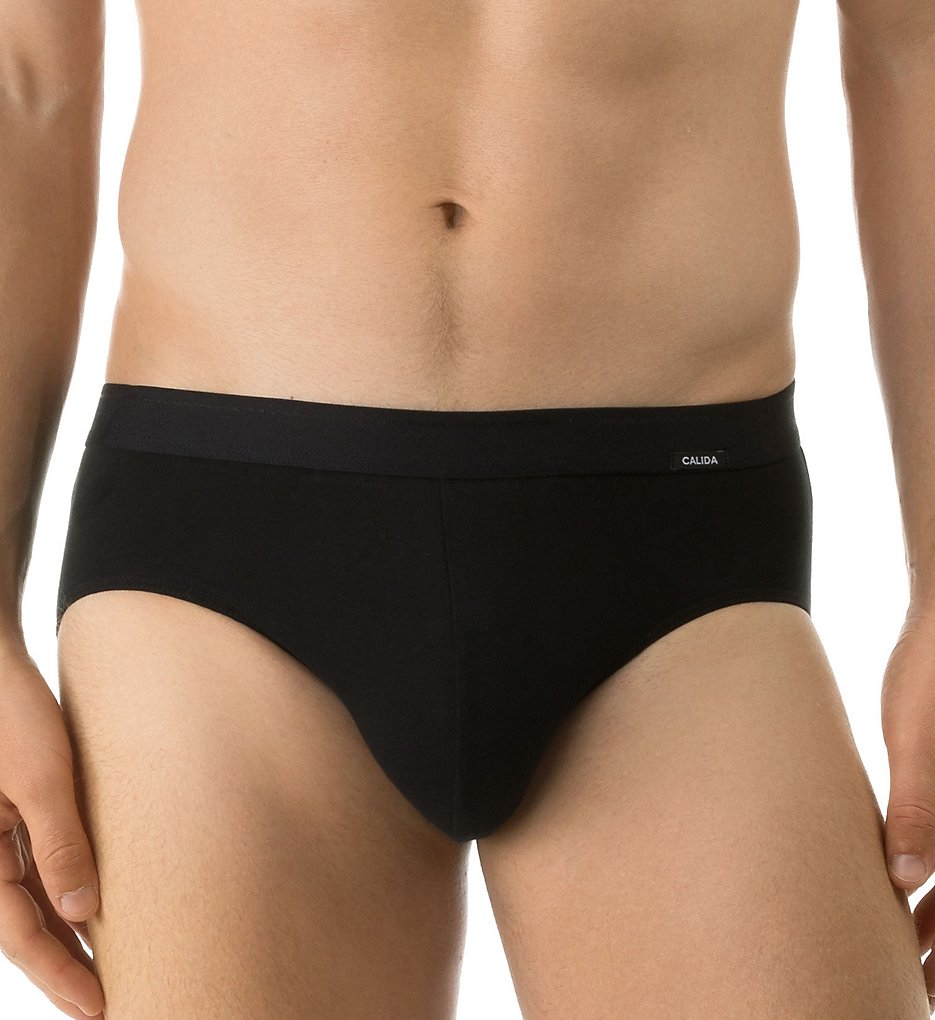 Calida 22814 Activity Cotton Briefs (Black)