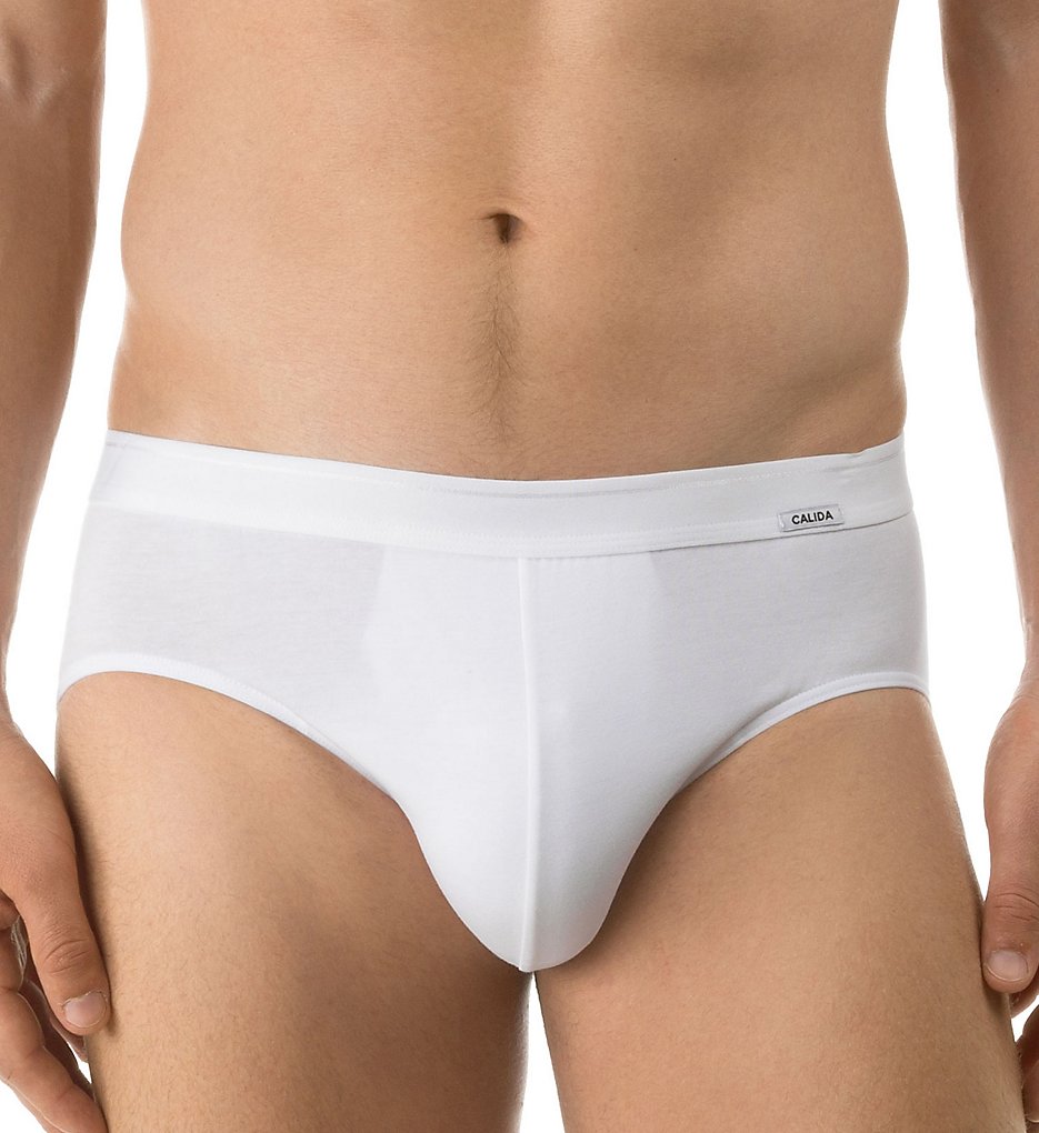 Calida 22814 Activity Cotton Briefs (White)