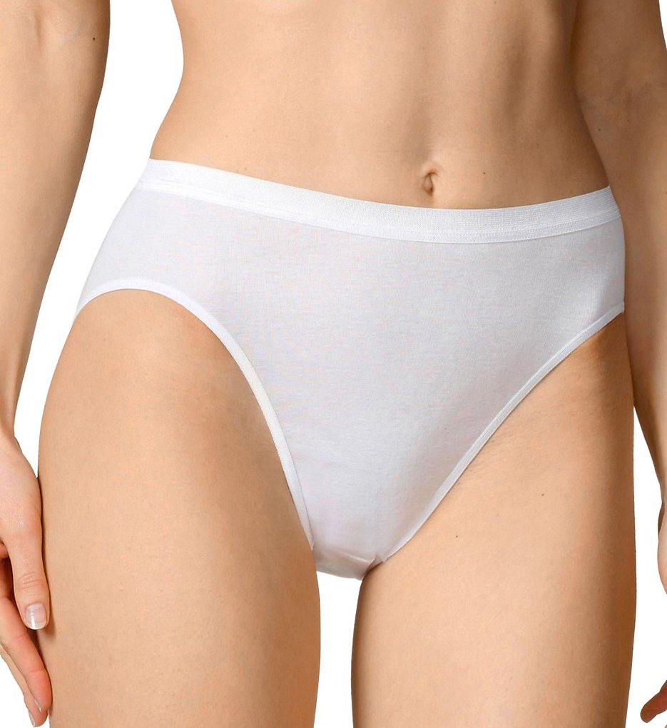 Calida : Calida 23102 Light Hi Cut Brief Panties (White XS)