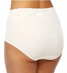 Lycra Lace Brief Panties Champagne S