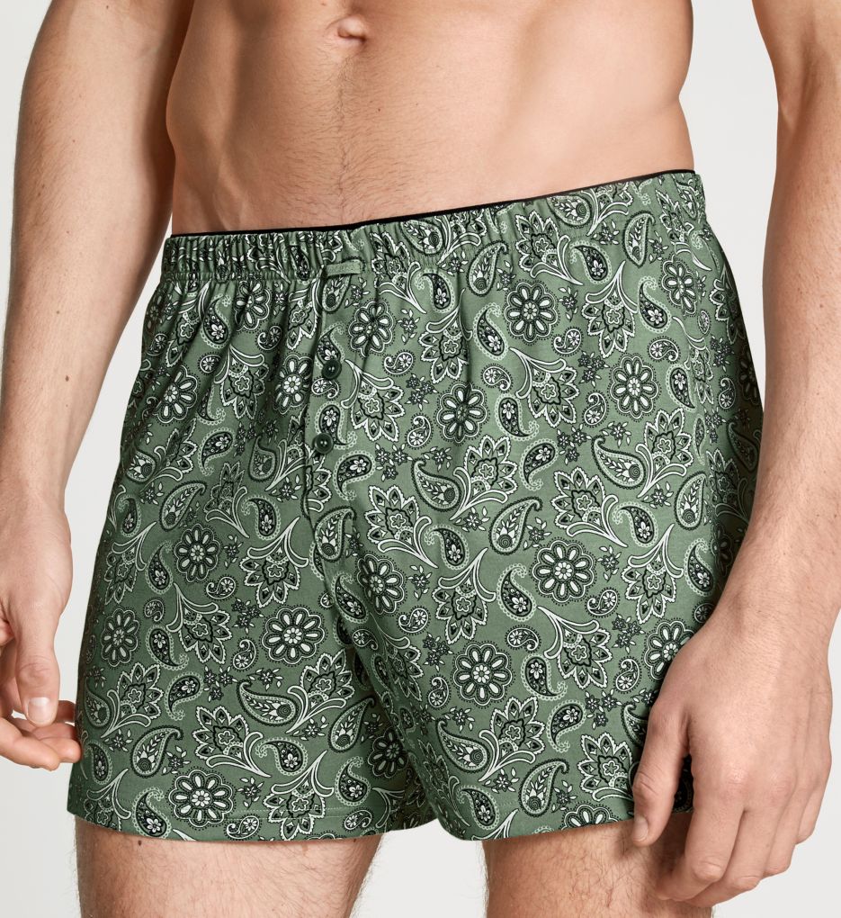 CALIDA Cotton Stretch Boxerbrief green