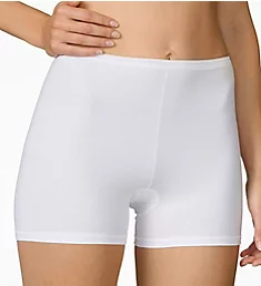 Comfort Stretch Cotton Short Leg Panties White S