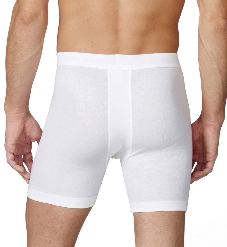 Cotton 1x1 New 100% Cotton Fly Front Boxer-bs