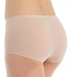 Natural Comfort Cotton Boyshort Brief Panty Rose Teint L