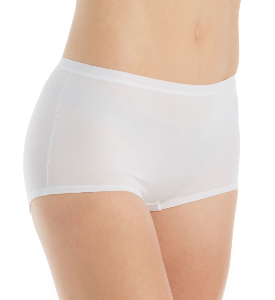 Women's Calida 21175 Natural Comfort Cotton Hi Cut Brief Panty