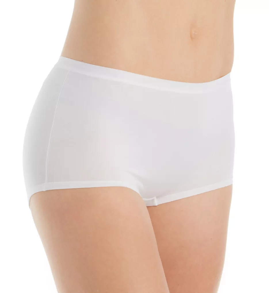 Natural Comfort Cotton Hi Cut Brief Panty