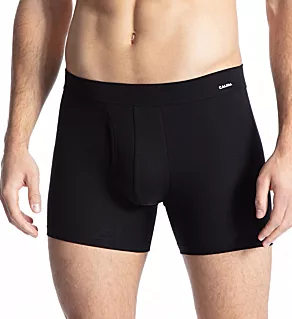 Cotton Code Long Boxer Brief blk 2XL
