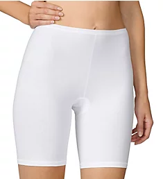 Comfort Stretch Cotton Medium Leg Panties White S