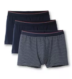 Natural Benefit Cotton Stretch Trunk - 3 Pack Dark Sea S