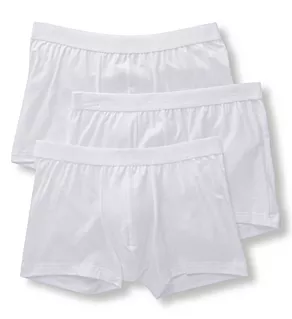 Natural Benefit Cotton Stretch Boxers - 3 Pack WHT 2XL
