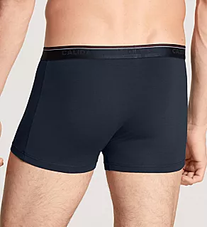 Natural Benefit Cotton Stretch Trunk - 3 Pack Dark Sea S