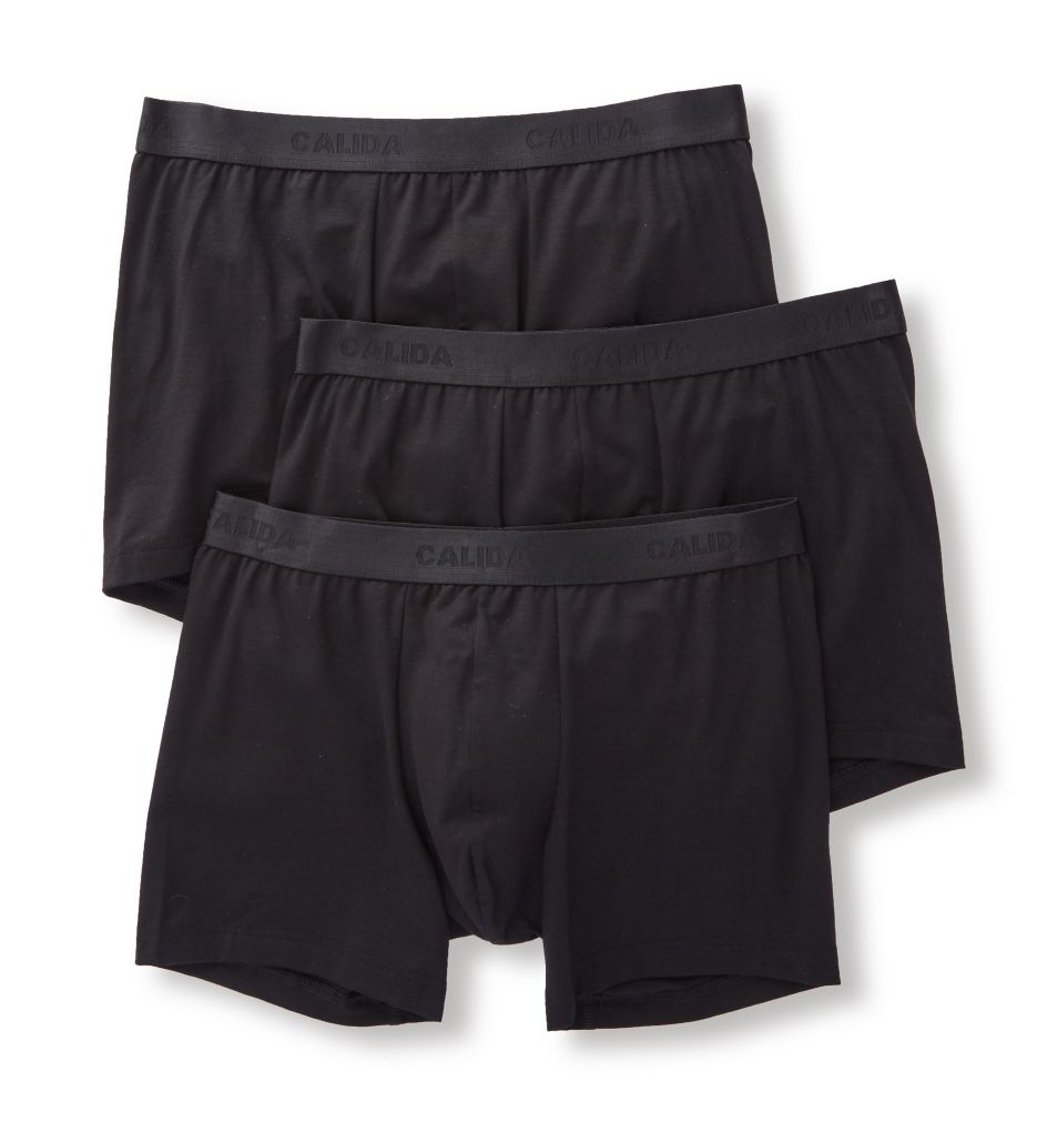 Natural Benefit Boxer Briefs 3 Pack Black M by