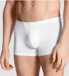 Pure & Style Quick Dry Pima Cotton Boxer Brief WHT S