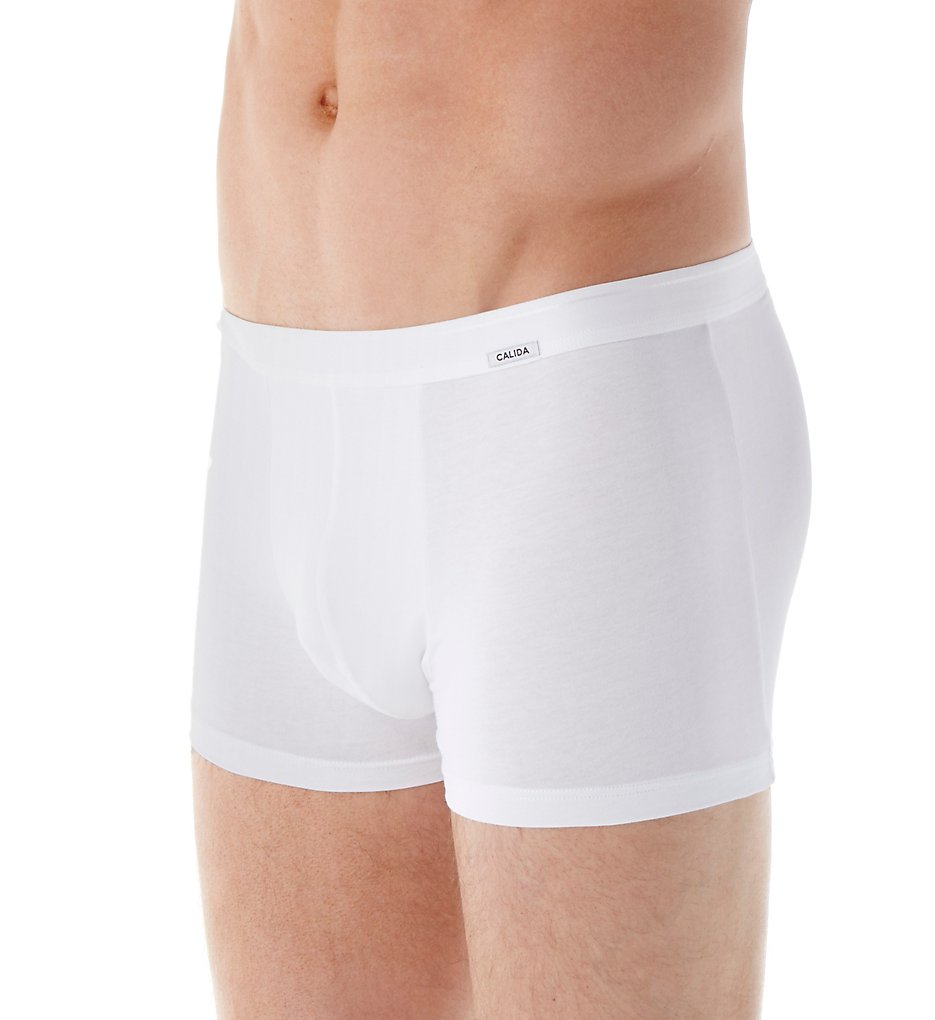 Calida 26814 Activity Cotton Boxer Briefs (White)