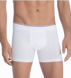 Pure & Style Quick Dry Pima Cotton Boxer Brief WHT S