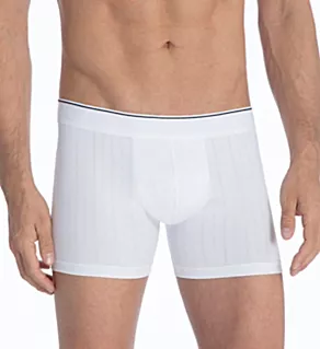 Pure & Style Quick Dry Pima Cotton Boxer Brief WHT L