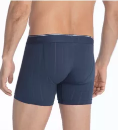 Pure & Style Quick Dry Pima Cotton Boxer Brief Indigo Mood L