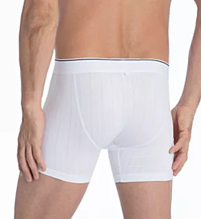 Pure & Style Quick Dry Pima Cotton Boxer Brief WHT L