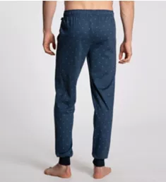 Remix 100% Cotton Lounge Jogger Pant Indian Blue L