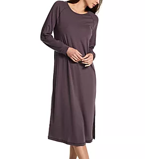 Deep Sleep Warming Long Sleeve Nightgown Clay L
