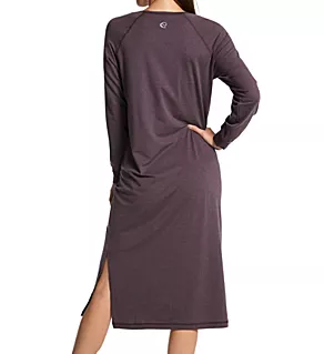 Deep Sleep Warming Long Sleeve Nightgown Clay L
