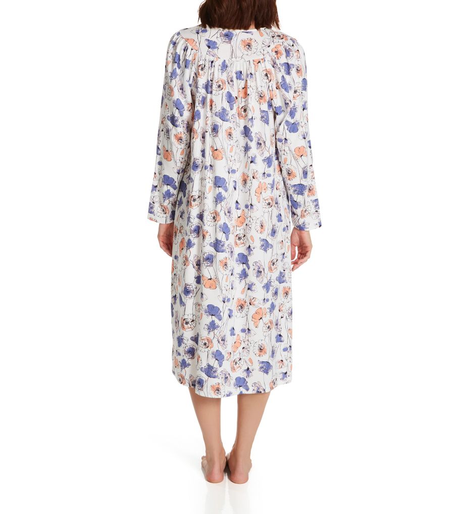 Soft Cotton Long Sleeve Nightgown-bs
