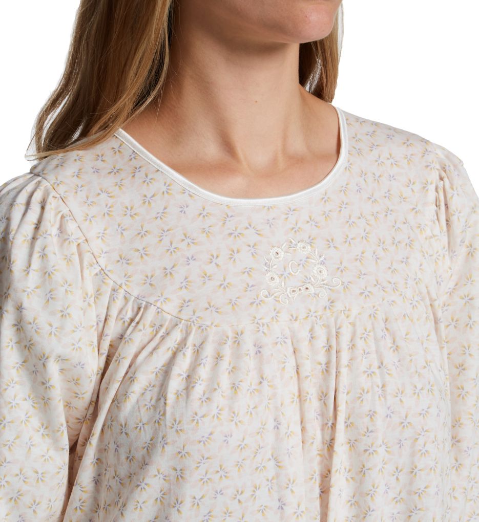 Soft Cotton Long Sleeve Nightgown-cs3